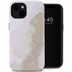 Selencia Vivid Back Cover with MagSafe Apple iPhone 14 - Marble Light Brown