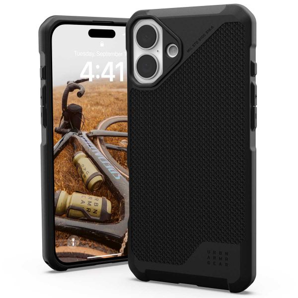 UAG Metropolis LT MagSafe Backcover iPhone 16 Plus - Kevlar Black