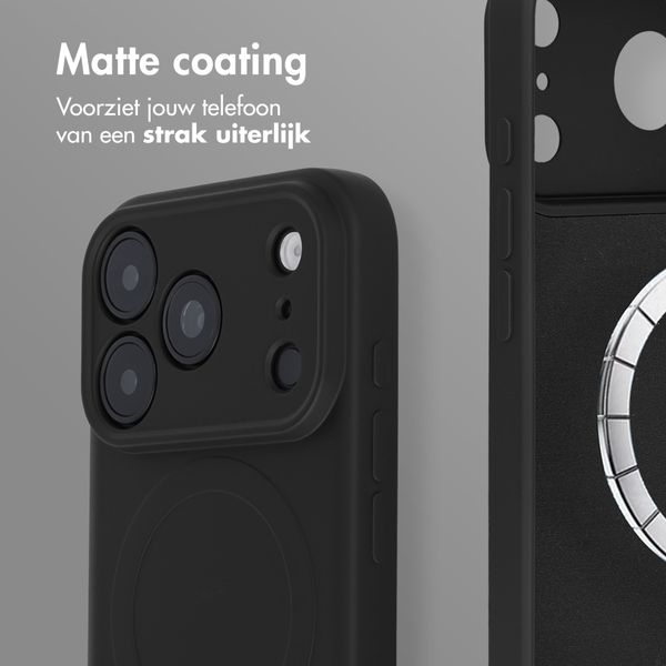 imoshion Color Backcover met MagSafe Apple iPhone 18 Pro / 17 Pro - Zwart