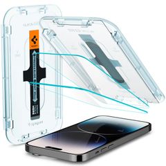 Spigen GLAStR EZ Fit Screen Protector 2 Pack + Applicator Apple iPhone 14 Pro
