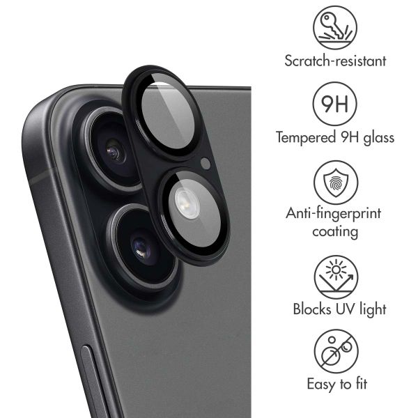 imoshion Camera Protector Glass 2-pack Apple iPhone 17 - Black