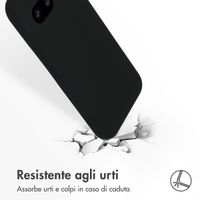 Accezz Liquid Silicone Backcover Google Pixel 8a - Zwart