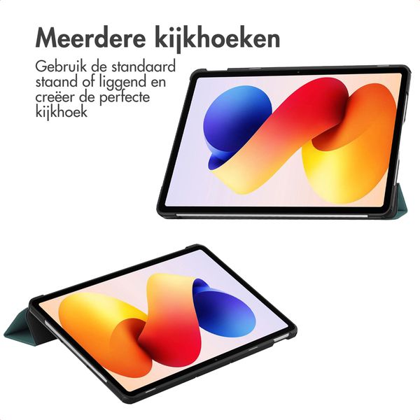 imoshion Trifold Bookcase Xiaomi Redmi Pad 2 Pro - Donkergroen