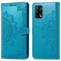 imoshion Mandala Bookcase Oppo A74 (4G) - Turquoise