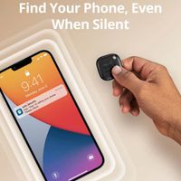 Eufy Smart Tracker Link - Bluetooth tracker voor iOS - 4 pack - Zwart