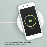 Accezz Liquid Silicone Backcover Apple iPhone SE (2022 / 2020) / 8 / 7 - Sky Blue