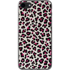 imoshion Design hoesje iPhone SE (2022 / 2020) / 8 / 7 - Leopard Pink