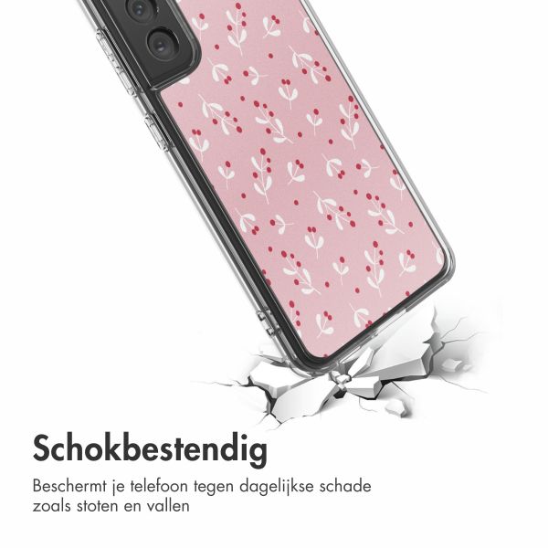 imoshion Design hoesje Samsung Galaxy S21 FE - Berries Blush