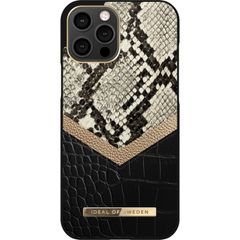 iDeal of Sweden Atelier Backcover Apple iPhone 12 Pro Max - Midnight Python