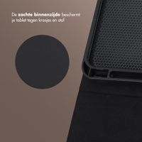 Selencia Riva Bookcase Samsung Galaxy Tab A11 Plus - Zwart