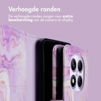 imoshion Design Bookcase Xiaomi Redmi Note 14 Pro (4G) - Purple Marble