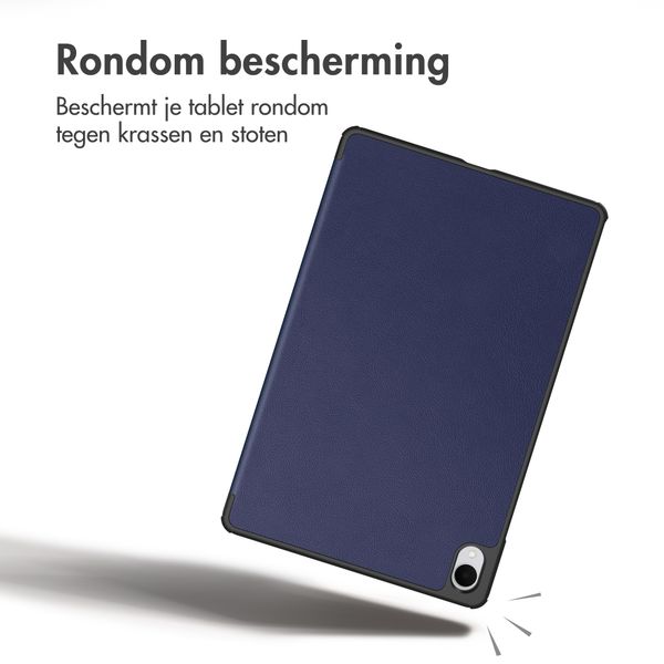 imoshion Trifold Bookcase Samsung Galaxy Tab S11 - Donkerblauw