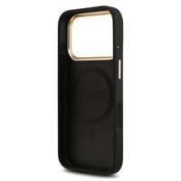 Guess Classic 4G Logo Backcover met MagSafe Apple iPhone 17 Pro Max - Zwart