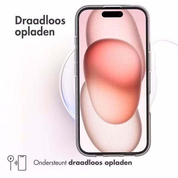 Accezz Clear Backcover Apple iPhone 17 - Transparant