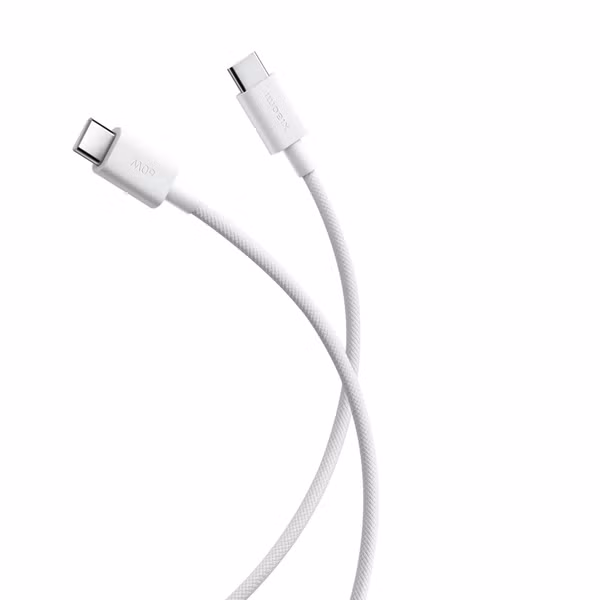 Xiaomi Braided USB-C naar USB-C kabel 60W - 1 meter - Wit