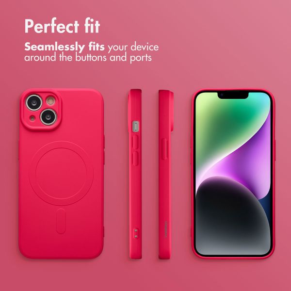 imoshion Colour Back Cover with MagSafe Apple iPhone 14 - Neon Pink