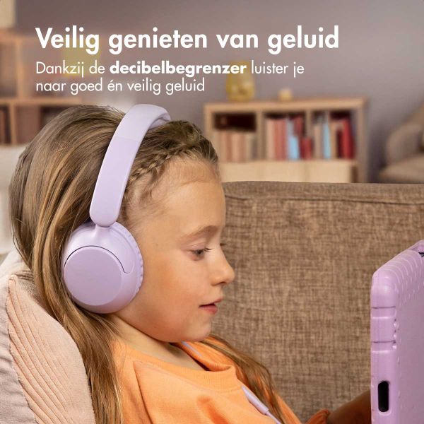 imoshion Kinderkoptelefoon met Draad - AUX kabel - Decibelbegrenzer - Lavender Lilac