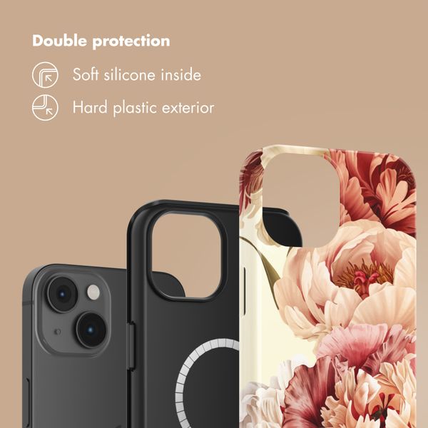 Selencia Vivid Back Cover with MagSafe Apple iPhone 14 - Vintage Peony