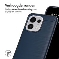 imoshion Brushed Backcover Oppo Reno 16 F - Donkerblauw