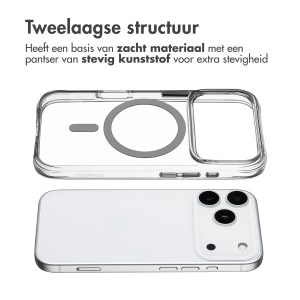 imoshion Rugged Air MagSafe Case Apple iPhone 17 Pro - Transparant