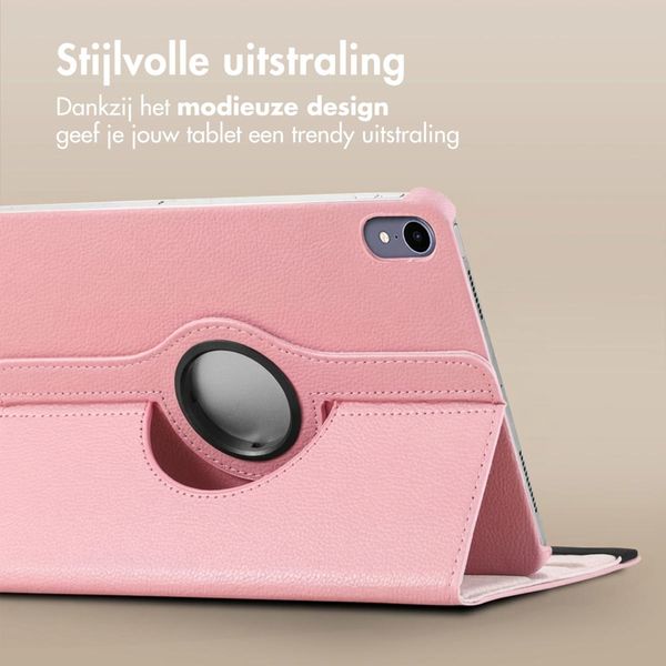 imoshion 360° draaibare Bookcase Apple iPad Mini 7 (2024) / iPad Mini 6 (2021) - Roze