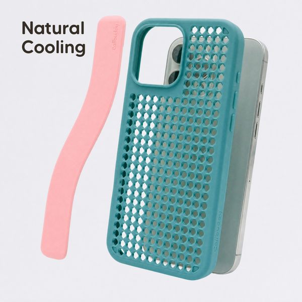 Callbuddy Hoesje met Strap Apple iPhone 16 Pro Max - Miami Vice