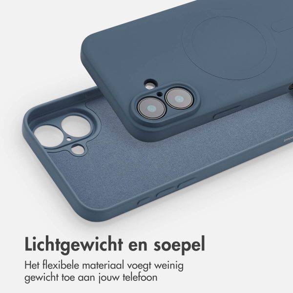 imoshion Color Backcover met MagSafe Apple iPhone 16 Plus - Donkerblauw