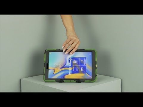 Extreme Protection Army Backcover Apple iPad Air 2 (2014) / Air 1 (2013) - Zwart