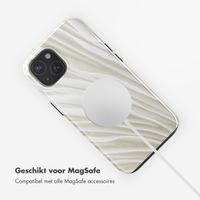Selencia Vivid Backcover met MagSafe Apple iPhone 15 - Nature Light Brown