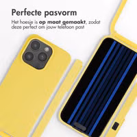 imoshion Siliconen hoesje met koord Apple iPhone 15 Pro - Geel
