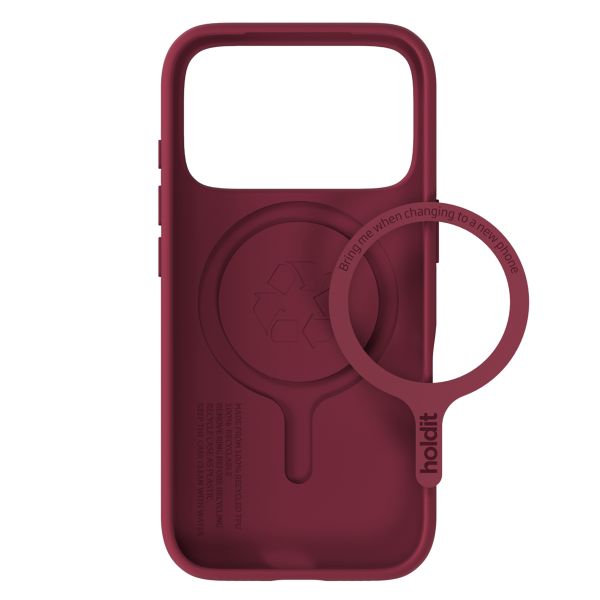 Holdit Soft MagSafe Case Apple iPhone 17 Pro Max - Red Velvet
