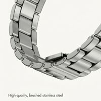 Selencia Slim Steel Link Band Apple Watch | 38/40/41/42 mm - Silver