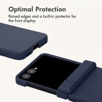 imoshion Colour Back Cover with Stand Samsung Galaxy Z Flip 8 - Dark Blue