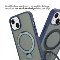 Accezz Ring Stand Backcover met MagSafe Apple iPhone 13 - Blauw