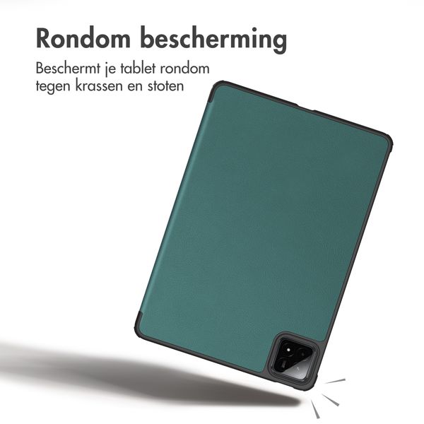 imoshion Trifold Bookcase Xiaomi Pad 7 / 7 Pro / 8 / 8 Pro - Donkergroen