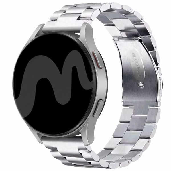 imoshion Stalen bandje  - Universeel 24 mm aansluiting - Zilver