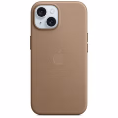 Apple FineWoven Backcover MagSafe Apple iPhone 15 - Taupe