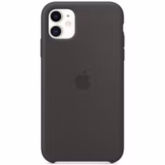 Apple Silicone Backcover Apple iPhone 11 - Zwart
