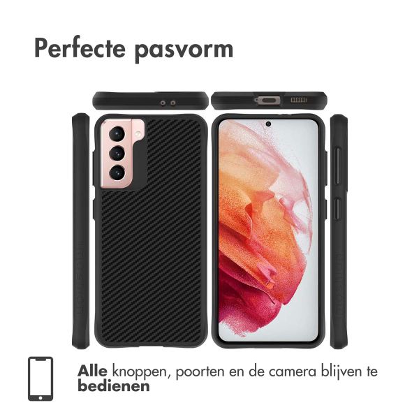 imoshion Rugged Hybrid Case Samsung Galaxy S21 - Zwart
