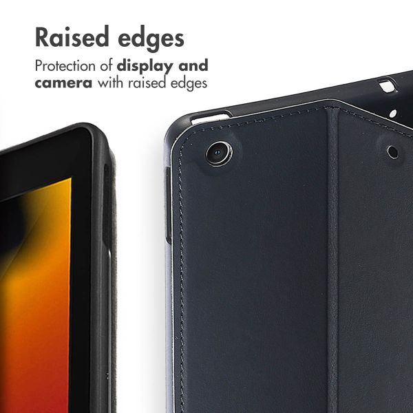 Accezz Classic Tablet Case Apple iPad 9 (2021) 10.2 inch / iPad 8 (2020) 10.2 inch / iPad 7 (2019) 10.2 inch - Black