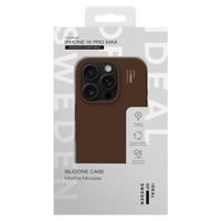 iDeal of Sweden Silicone Case met MagSafe Apple iPhone 16 Pro Max - Mocha Mousse
