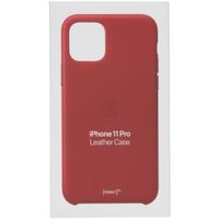 Apple Leather Backcover Apple iPhone 11 Pro - Red