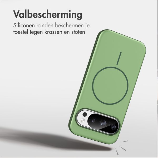 imoshion Color Backcover met Thin MagSafe Ring Google Pixel 11 / 11 Pro / 10 / 10 Pro - Donkergroen