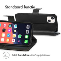 imoshion Luxe Bookcase Apple iPhone 13 - Zwart