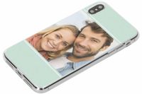 Ontwerp je eigen Apple iPhone Xs Max gel hoesje - Transparant