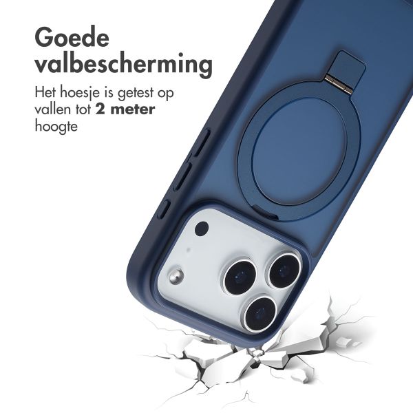 Accezz Ring Stand Backcover met MagSafe Apple iPhone 17 Pro Max - Blauw