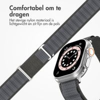 Accezz Nylon Alpine bandje Apple Watch | 44/45/46/49 mm - Dark Grey