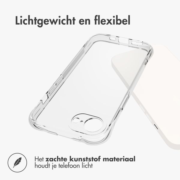 imoshion Shockproof Case Apple iPhone 16e - Transparant