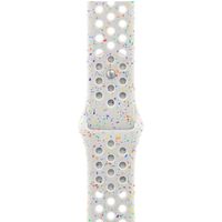 Apple Nike Sport Band Apple Watch Series 1 t/m 11 / SE / Ultra (44/45/46/49 mm) - Maat M/L - Pure Platinum