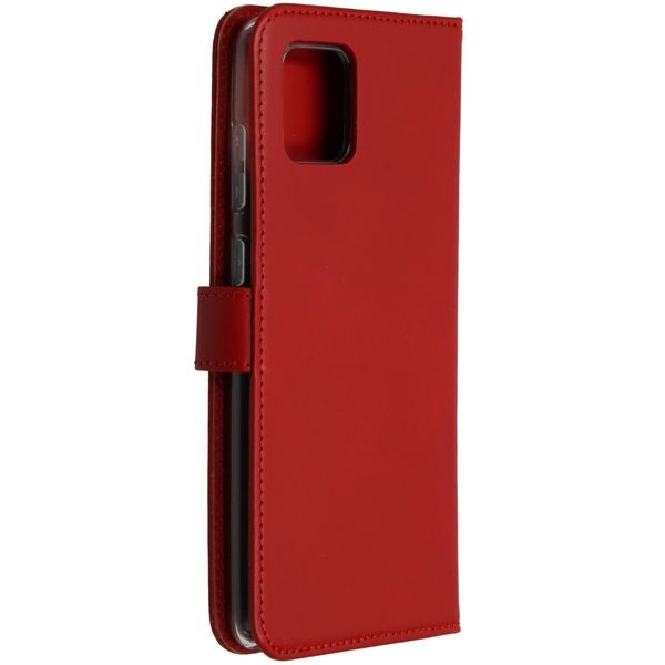 Selencia Echt Lederen Bookcase Samsung Galaxy Note 10 Lite